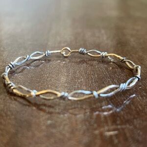 Silver & Gold, Ron Vick Surf & Sand stackable bracelet